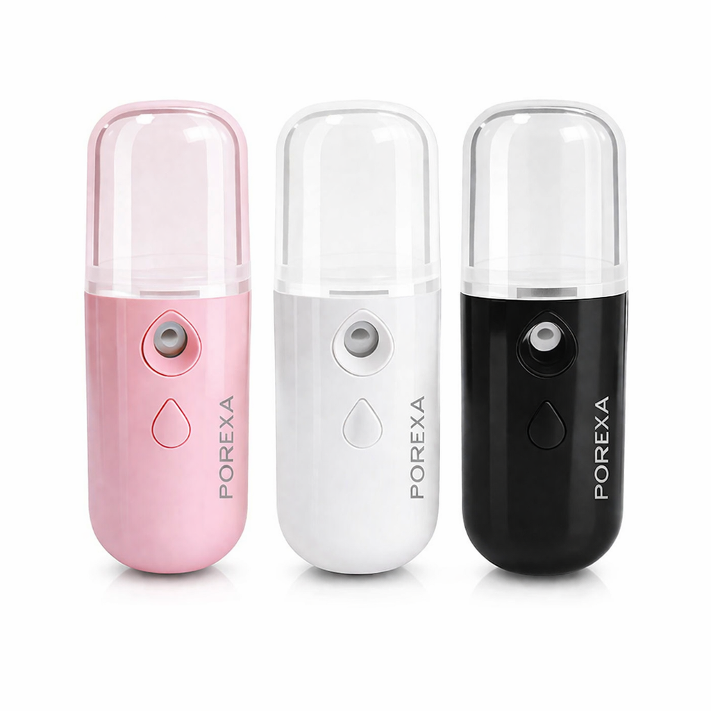 Porexa gezicht mist apparaat wit met ultrafijne nevel voor huid hydratatie